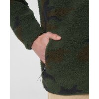 Outsider AOP  |  AOP Unisex-Sherpa-Sweatshirt mit Reißverschluss