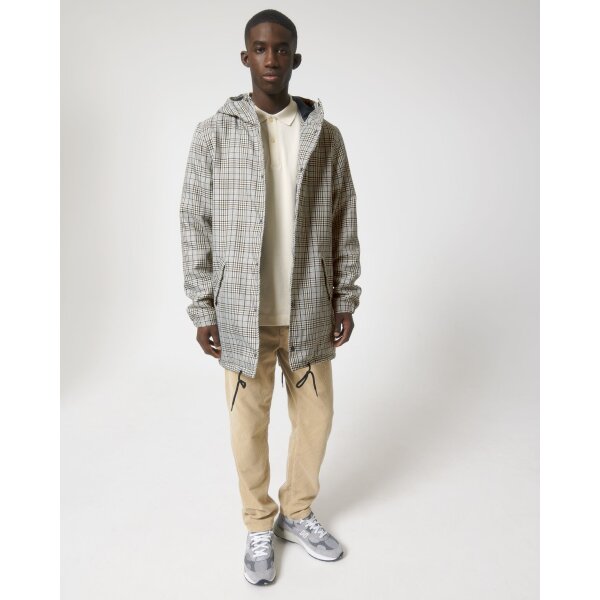 Padded Parker Tweed  |  Wattierter Unisex-Parka aus kariertem Tweed