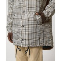 Padded Parker Tweed  |  Wattierter Unisex-Parka aus kariertem Tweed