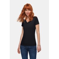HAKRO Damen V-Shirt Stretch
