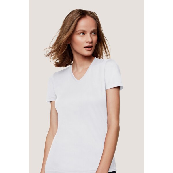 HAKRO Damen V-Shirt MIKRALINAR®