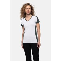 HAKRO Damen V-Shirt Contrast MIKRALINAR®