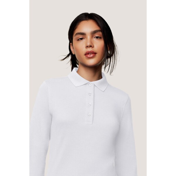 HAKRO Damen Longsleeve-Poloshirt MIKRALINAR®
