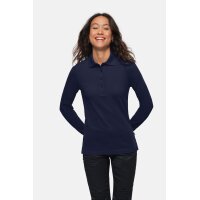 HAKRO Damen Longsleeve-Poloshirt MIKRALINAR®