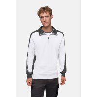 HAKRO Zip-Sweatshirt Contrast MIKRALINAR®