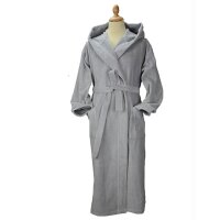 DeLuxe Velour Bathrobe with hood