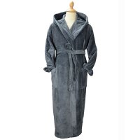 DeLuxe Velour Bathrobe with hood