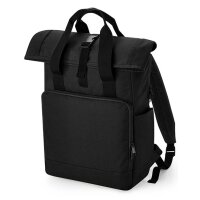 Recycled Twin Handle Roll-Top Laptop Backpack