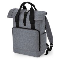 Recycled Twin Handle Roll-Top Laptop Backpack