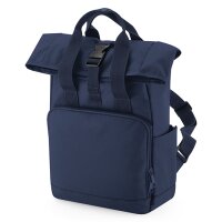 Recycled Mini Twin Handle Roll-Top Backpack