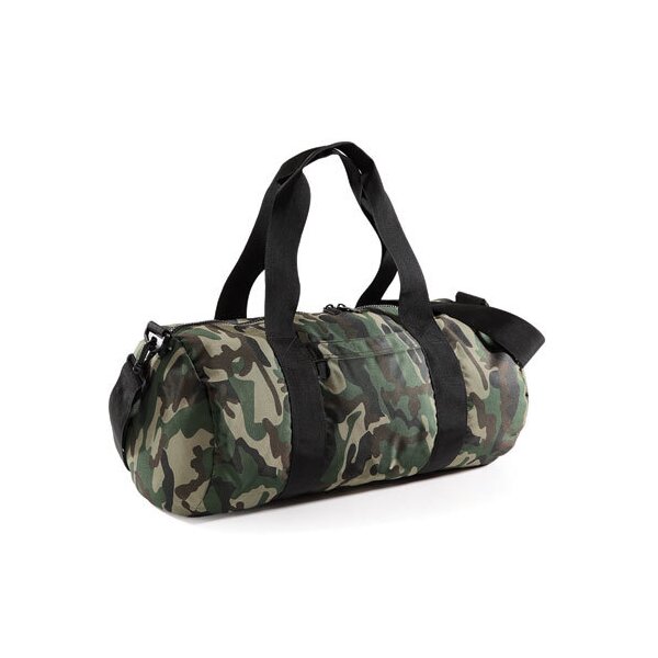 Camo Barrel Bag