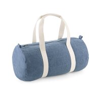 Denim Barrel Bag