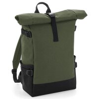 Block Roll-Top Backpack
