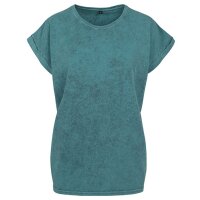 Ladies´ Acid Washed Extended Shoulder Tee
