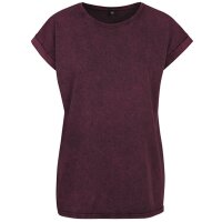 Ladies´ Acid Washed Extended Shoulder Tee
