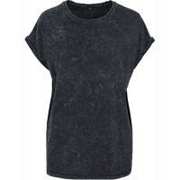 Ladies´ Acid Washed Extended Shoulder Tee