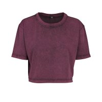 Ladies´ Acid Washed Cropped Tee
