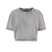 Ladies´ Acid Washed Cropped Tee