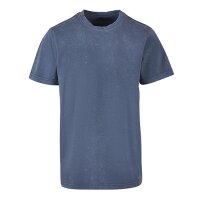Acid Washed Round Neck Tee