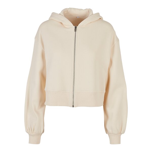 Ladies Short Oversized Zip Jacket
