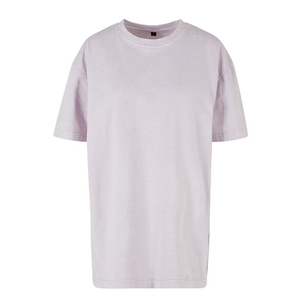 Ladies Oversized Acid Wash Tee