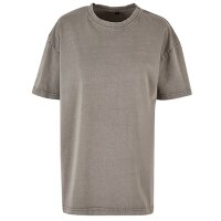 Ladies Oversized Acid Wash Tee