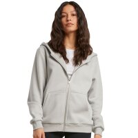 Ladies Fluffy Zip Hoody
