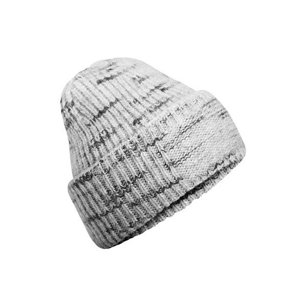 Chunky Knitted Patch Beanie