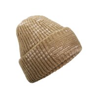 Chunky Knitted Patch Beanie