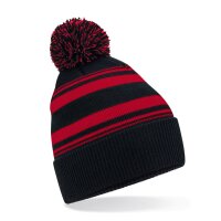 Striped Fan Beanie