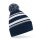 Striped Fan Beanie