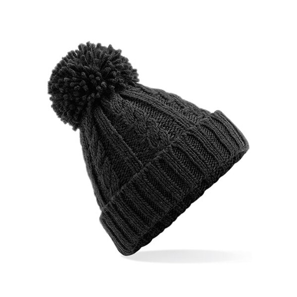 Cable Knit Melange Beanie