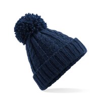 Cable Knit Melange Beanie
