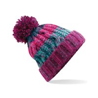 Corkscrew Pom Pom Beanie
