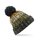 Corkscrew Pom Pom Beanie