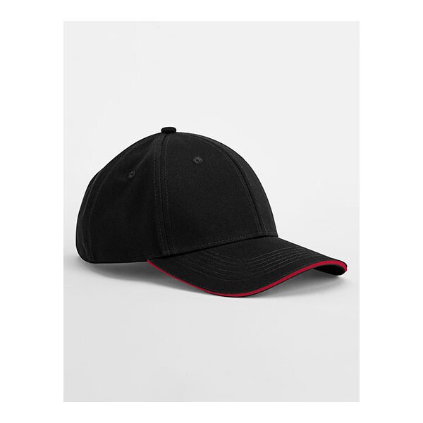 EarthAware® Classic Organic Cotton 6 Panel Cap - Sandwich Peak