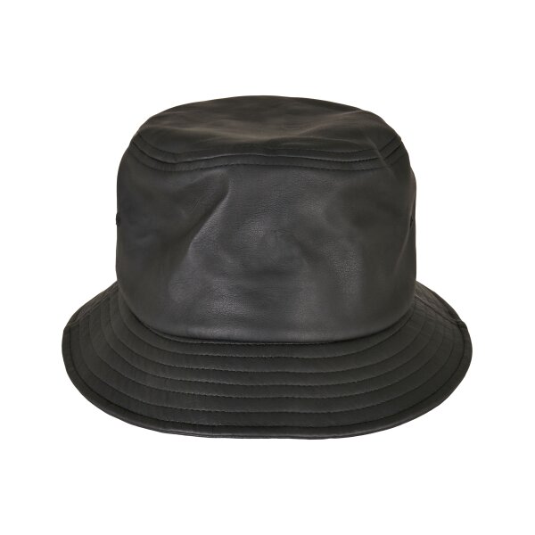 Imitation Leather Bucket Hat