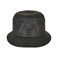 Imitation Leather Bucket Hat