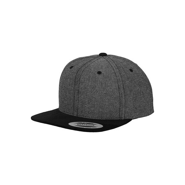 Chambray-Suede Snapback