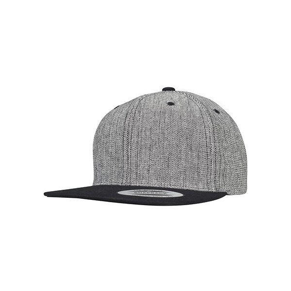 Melange Solid Snapback