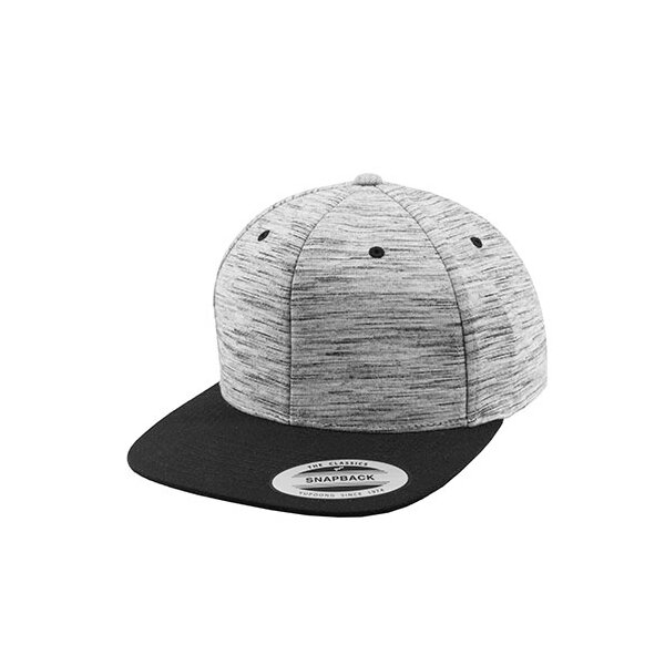 Stripes Melange Crown Snapback