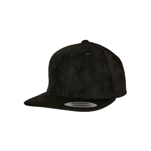 Suede Leather Snapback