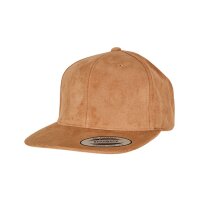 Suede Leather Snapback
