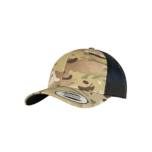 Retro Trucker Multicam Cap