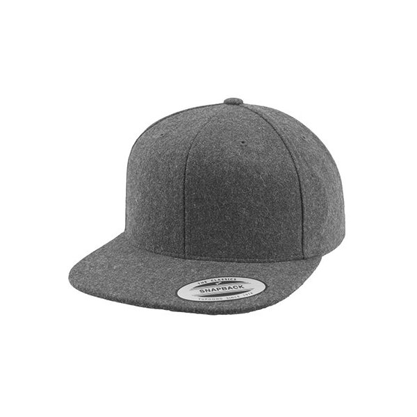Melton Wool Snapback Cap