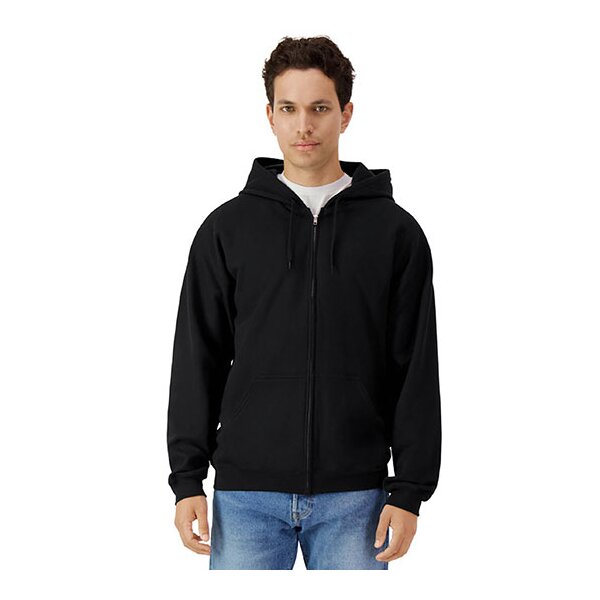 Softstyle® Midweight Fleece Adult Full Zip Hooded Sweatshirt