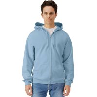 Softstyle® Midweight Fleece Adult Full Zip Hooded Sweatshirt