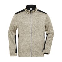 Men´s Knitted Workwear Fleece Jacket -STRONG-