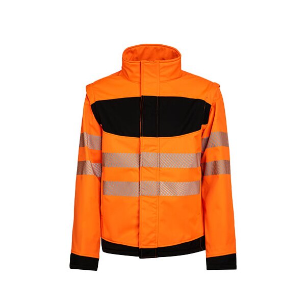 EOS Hi-Vis Workwear Softshell Jacket With Printing Area