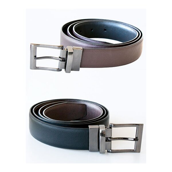 Elegant Two-Color Reversible Belt Schaffhausen